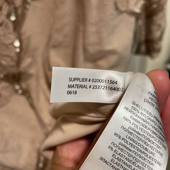 RALPH Lauren light pink woman’s beaded special occasion dress - Picture 15 of 16